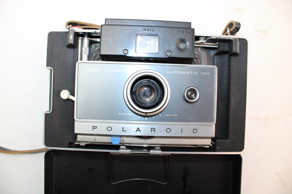 Appareil Photo Vintage Polaroid Automatic 100 - Argentique - Occasion