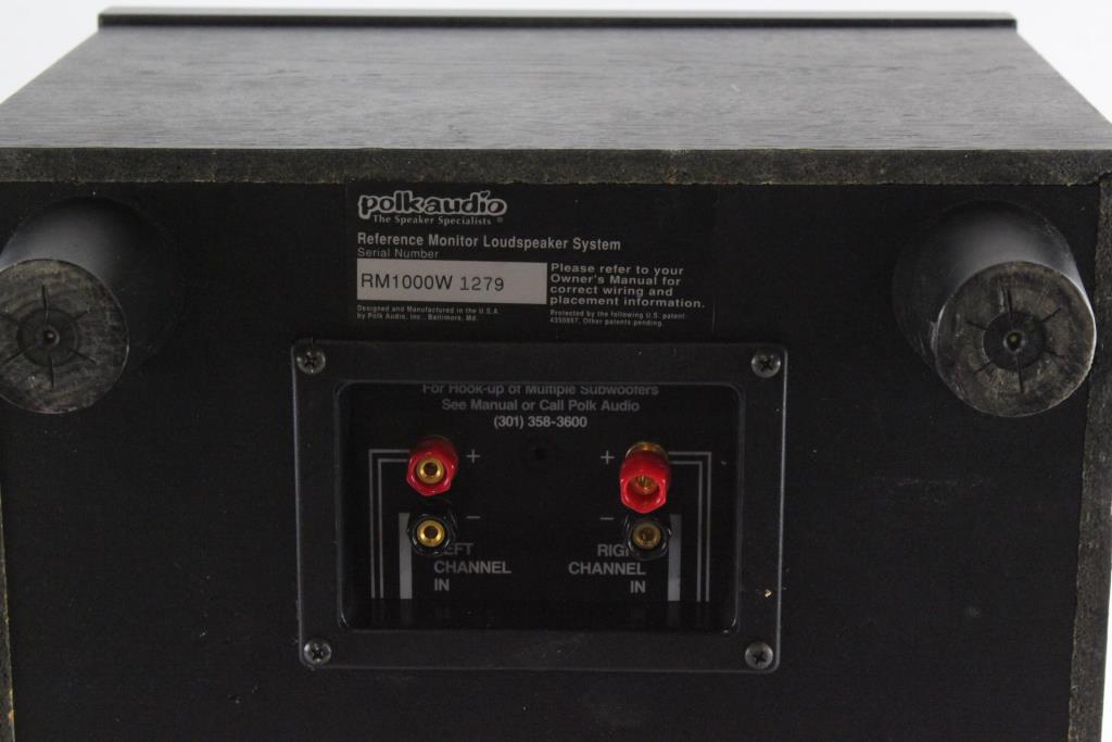 polk audio reference monitor loudspeaker system