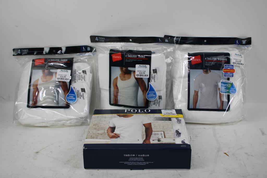 Polo, Hanes, T-shirts, Size L