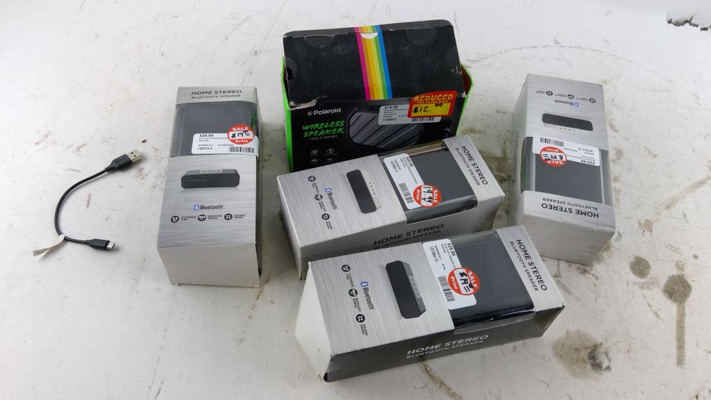 Poloroid Bluetooth Speaker And More 5 Pieces
