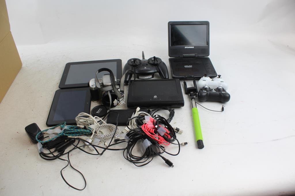 Portable Dvd Player Tablets Camera Cables And More Amazon Sylvania 15 Items Property Room Portable Dvd Player Tablets Camera Cables And More Amazon Sylvania 15 Items Property Room