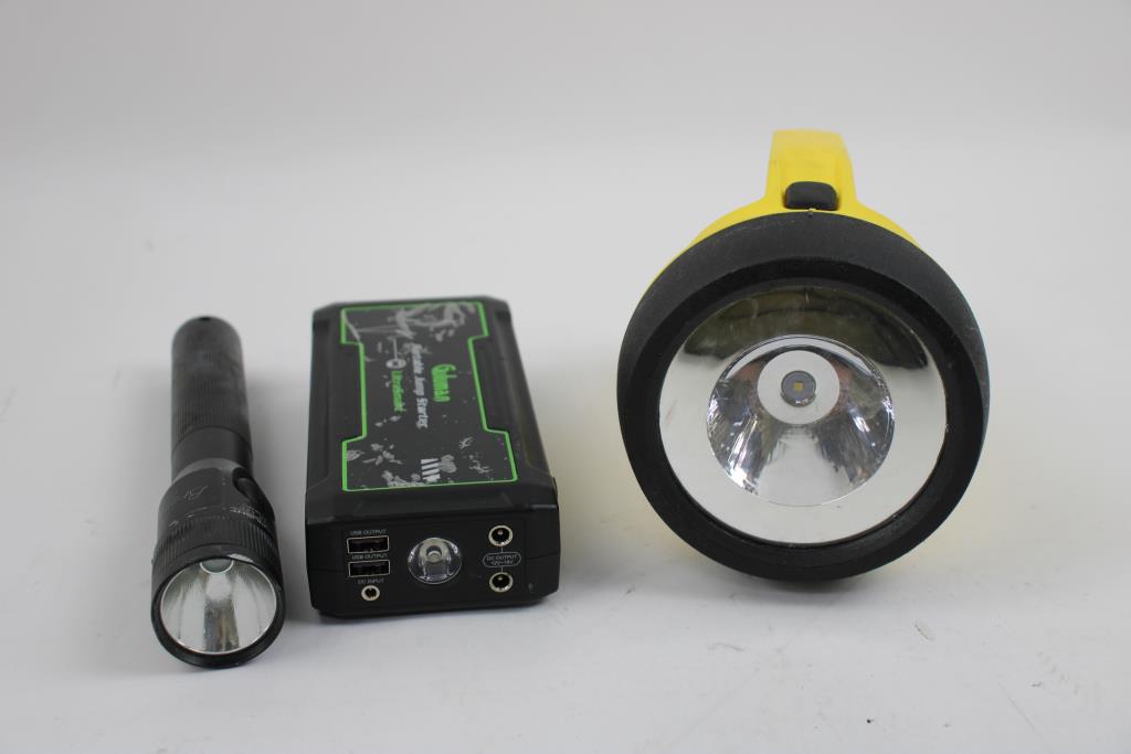 Portable Jump Starter, Cordless Heat Gun, Mobile Device Mount, And More, 7 Pieces