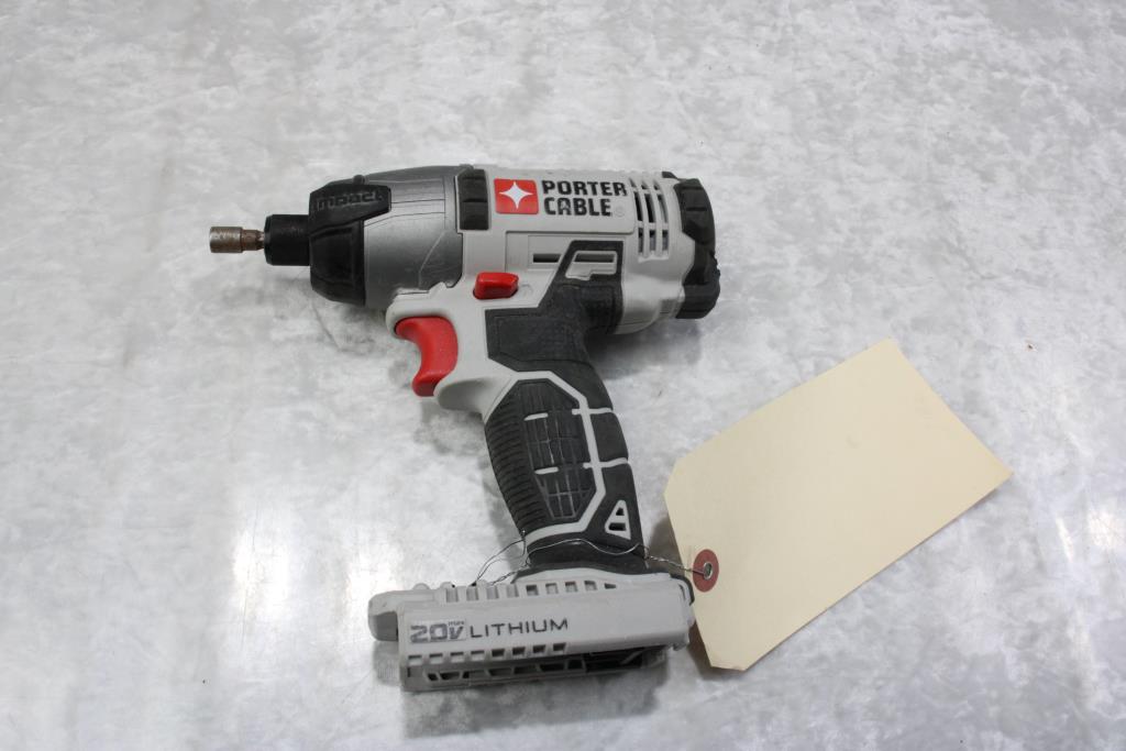 Porter Cable 20v Impact Driver Property Room