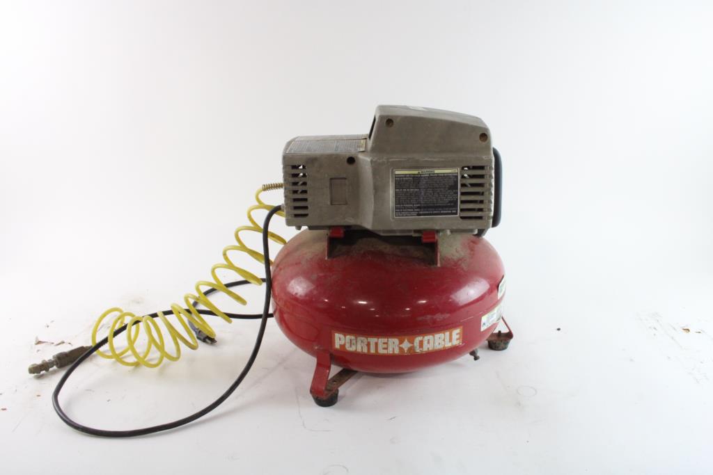 Porter Cable 6 Gallon Air Compressor Property Room