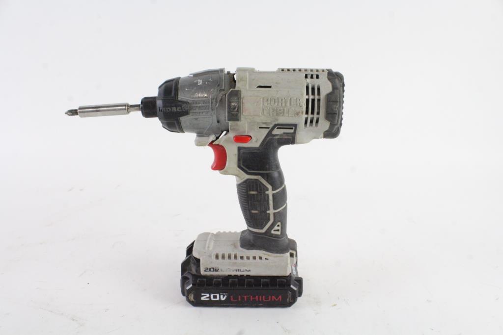 Porter Cable Cordless Drill Property Room