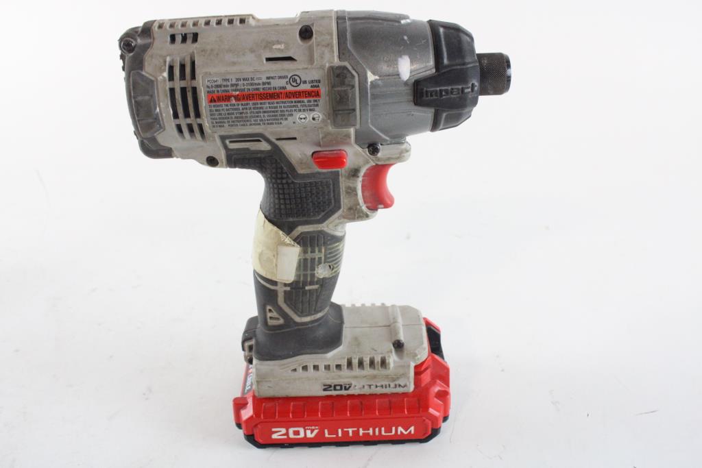 Porter Cable Impact Drill Property Room