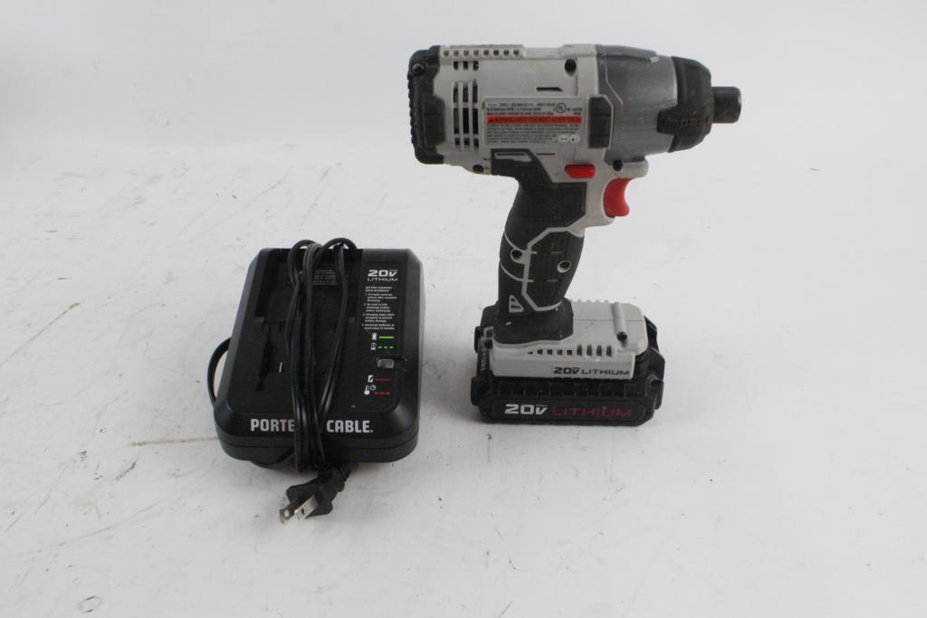 Porter Cable Impact Drill And More, 3 Pieces Property Room