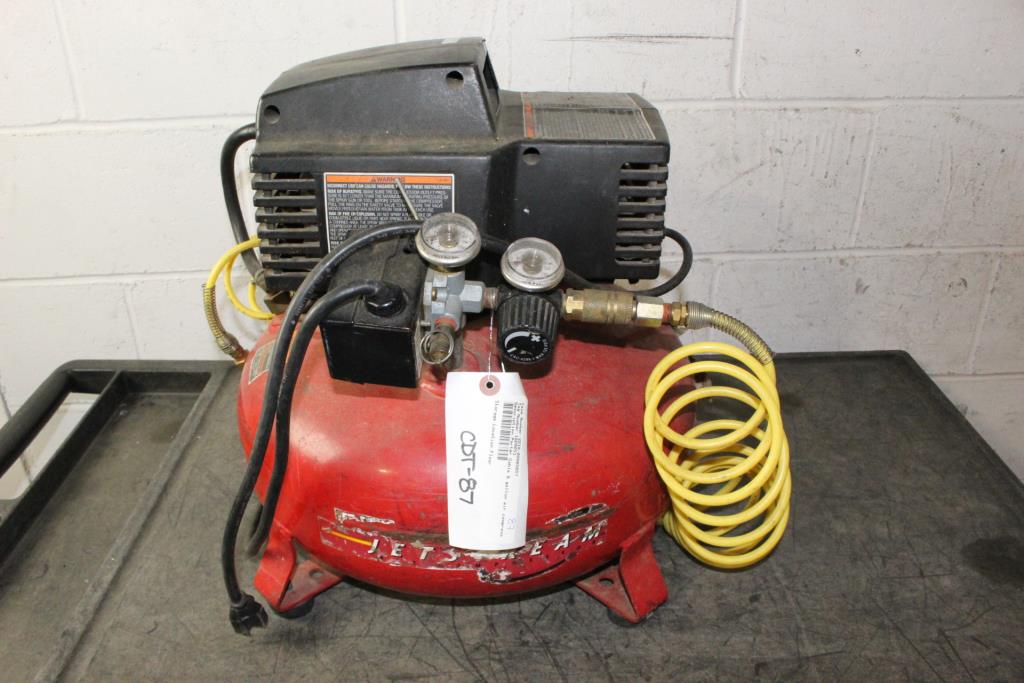 Porter Cable Jet Stream Air Compressor Property Room