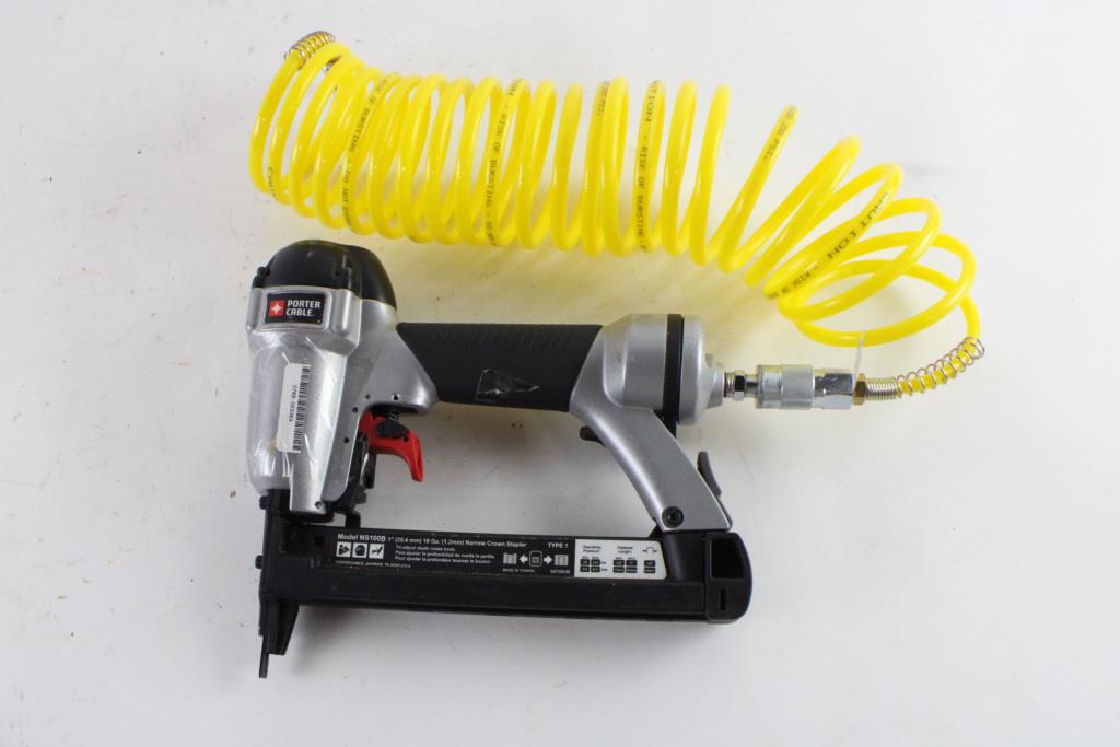 Porter Cable Pneumatic Narrow Crown Stapler Property Room