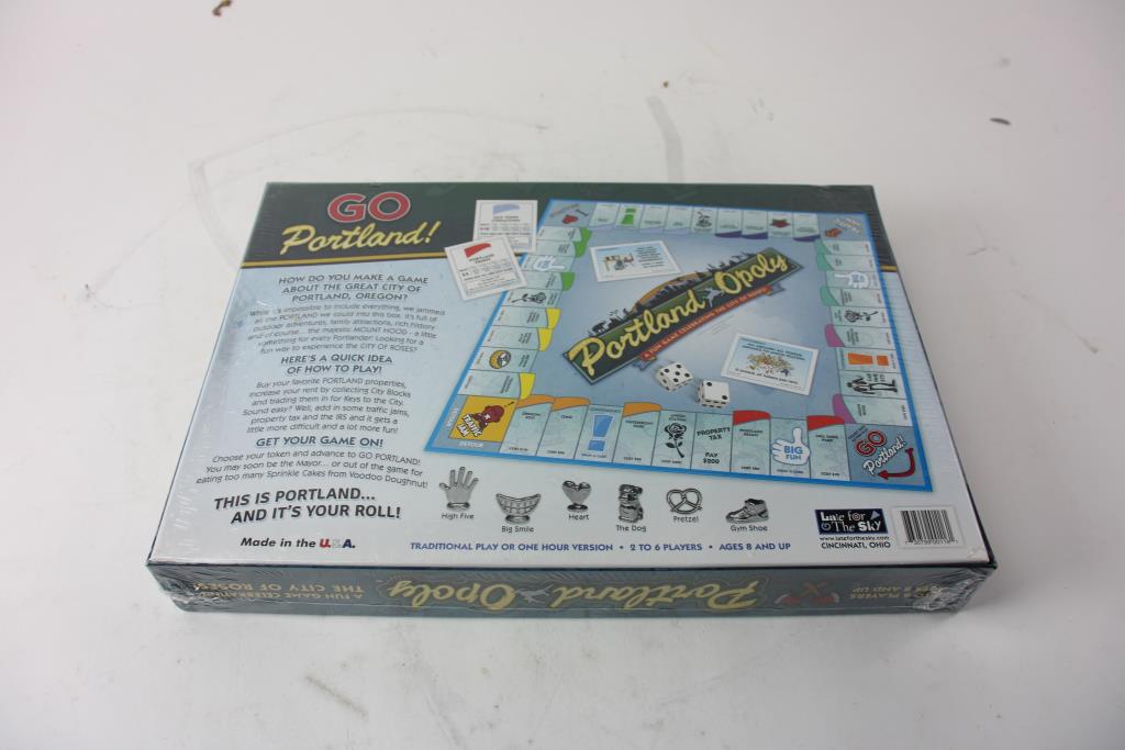 Portland Opoly Board Game Property Room