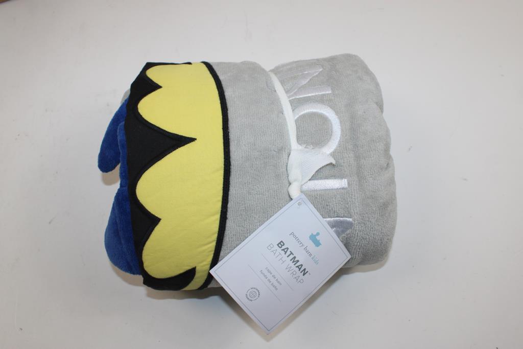 Pottery Barn Kids Antonio Batman Bath Wrap Property Room