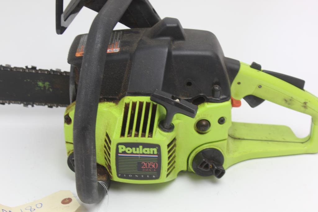 Poulan 2050 Pioneer Gas Powered Chainsaw Property Room