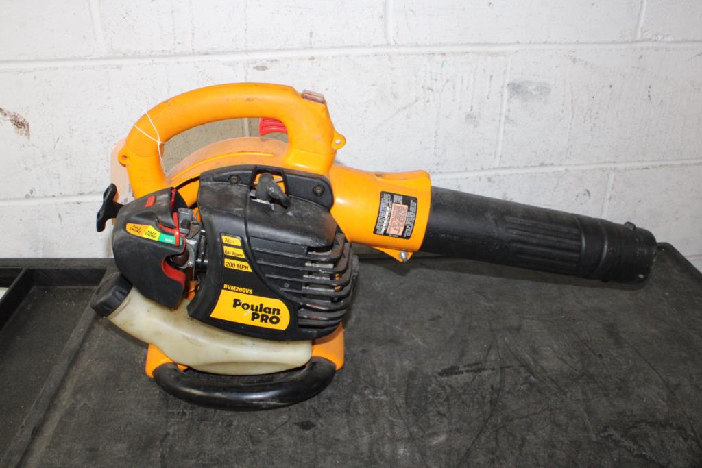 Poulan Pro Gas Blower Property Room