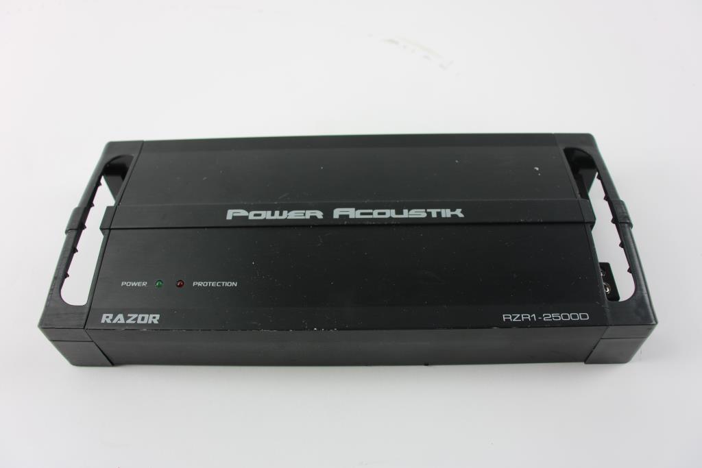 Power Acoustik Amplifier, RZR12500D Property Room