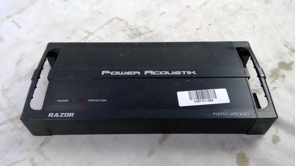 Power Acoustik Razor 2500W Car Amplifier