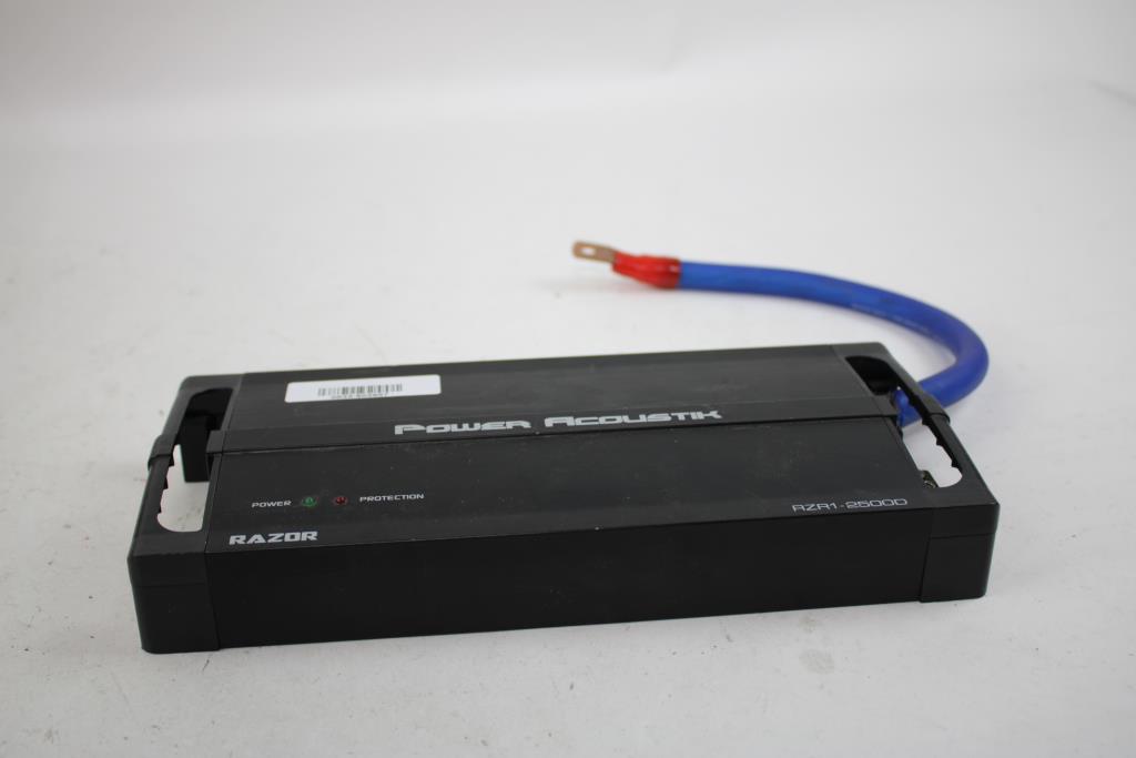 Power Acoustik Razor Compact Car Audio Amplifier, 2500W