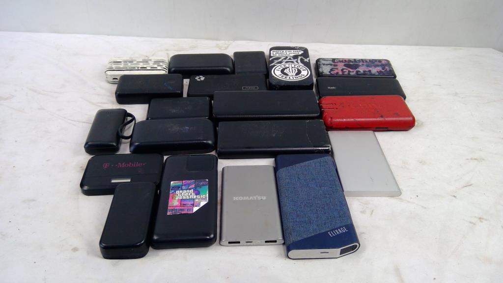 Power Banks Bulk Lot, 20 Pieces