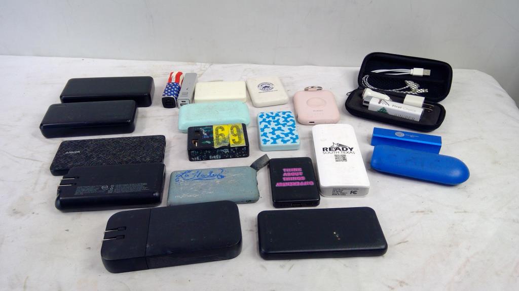 Power Banks Bulk Lot, 20 Pieces