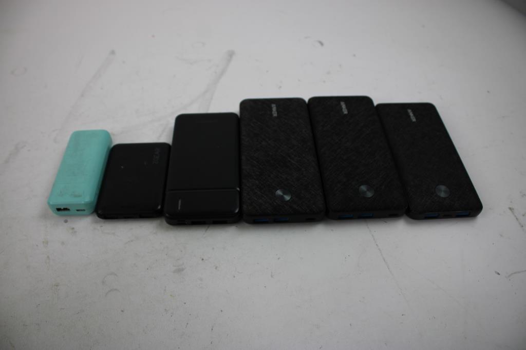 Power Banks Bulk Lot - Anker, Belkin, Energizer, And More, 15 Pieces
