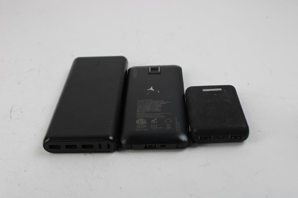 Power Banks, Radio, Voice Recorders, 7 Pieces