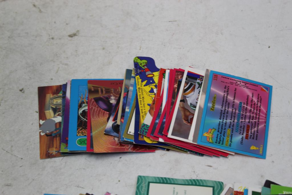 Power Rangers, Upper Deck, Magic The Gathering+ More Assorted Trading ...