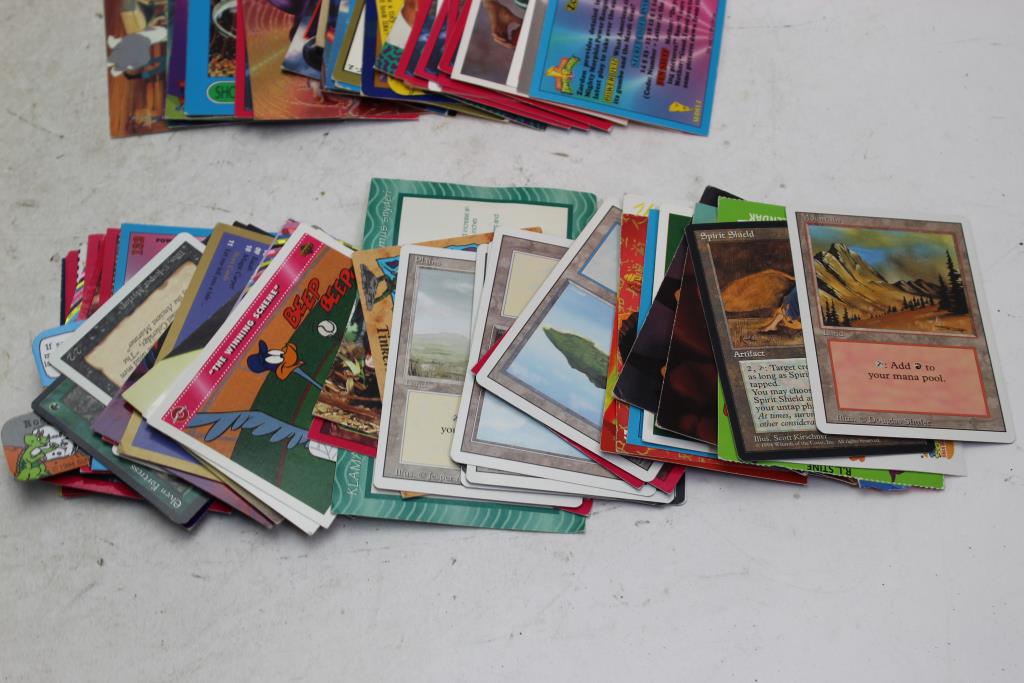 Power Rangers, Upper Deck, Magic The Gathering+ More Assorted Trading ...