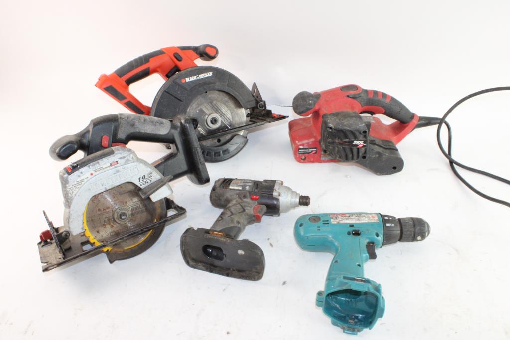 Power Tool Bulk Lot, 5 Pieces Property Room