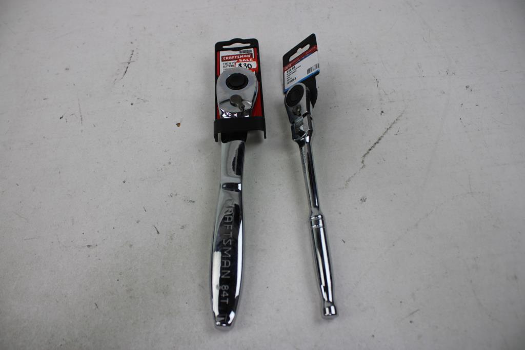 Power Torque 3/8" Ratchet, Craftsman 1/2" Ratchet, 2 Pieces
