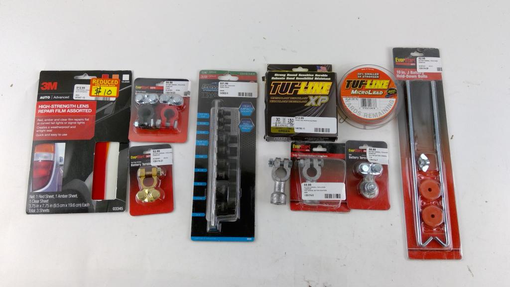 Power Torque High Impact Socket Set, EverStart Battery Terminals. And More, 9 Pieces