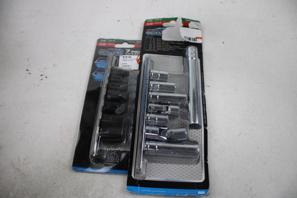 Power Torque, TEQ Socket Sets, 3 Pieces