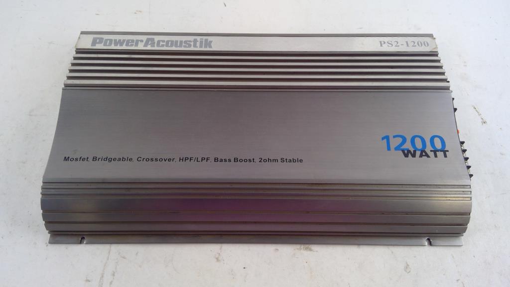 PowerAcoustik 1200w Amplifier