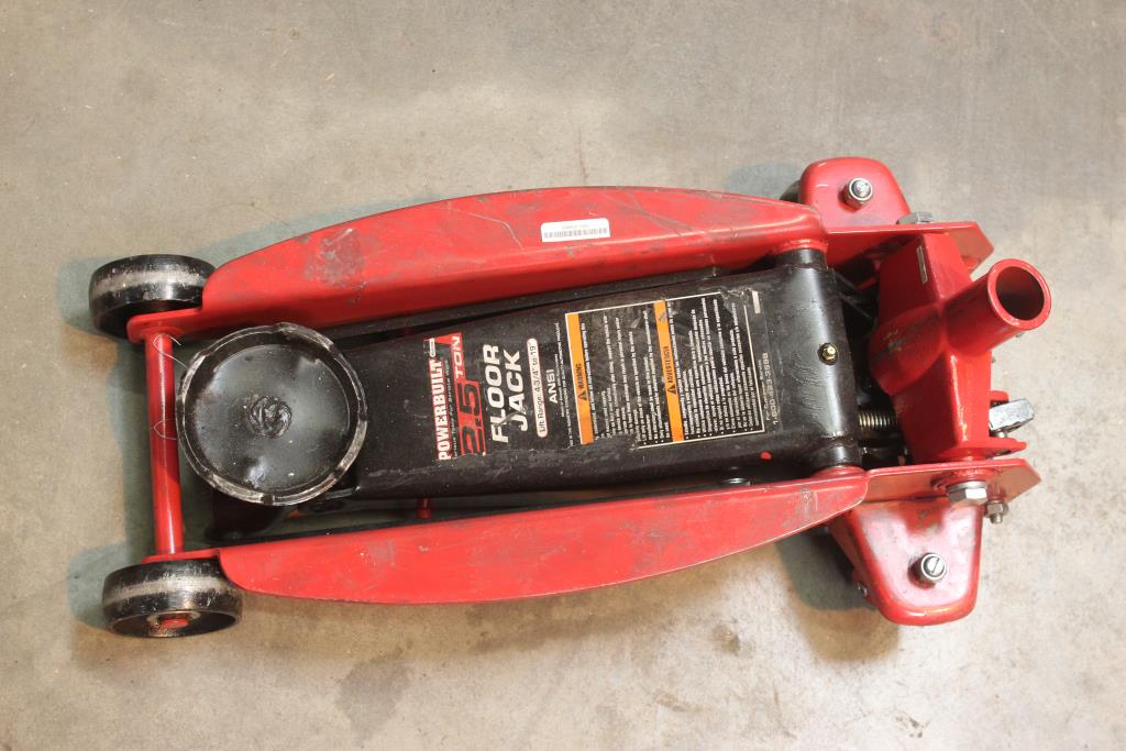 Powerbuilt 2.5 Ton Floor Jack Property Room
