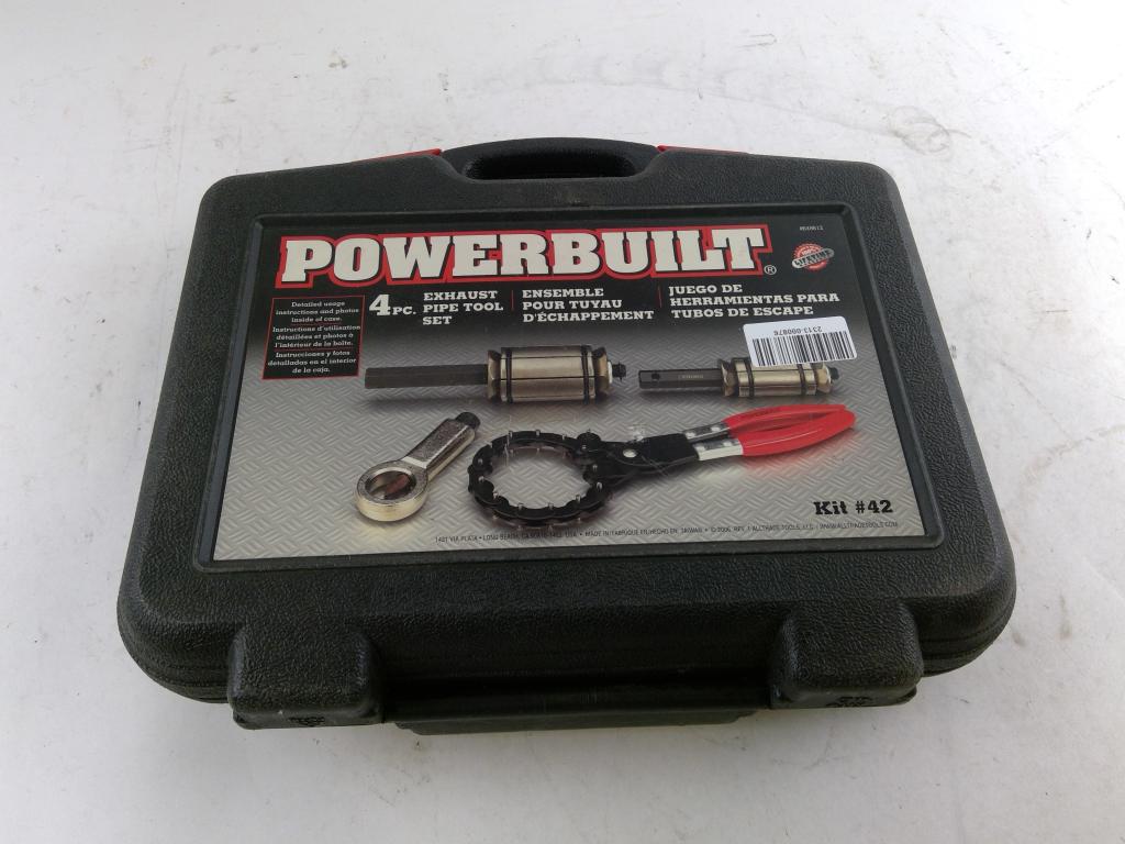 Powerbuilt 4 Piece Exhaust Pipe Tool Set
