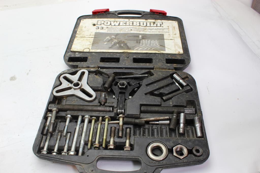 Powerbuilt Crankshift Pulley And Harmonic Balancer Puller Tool Set