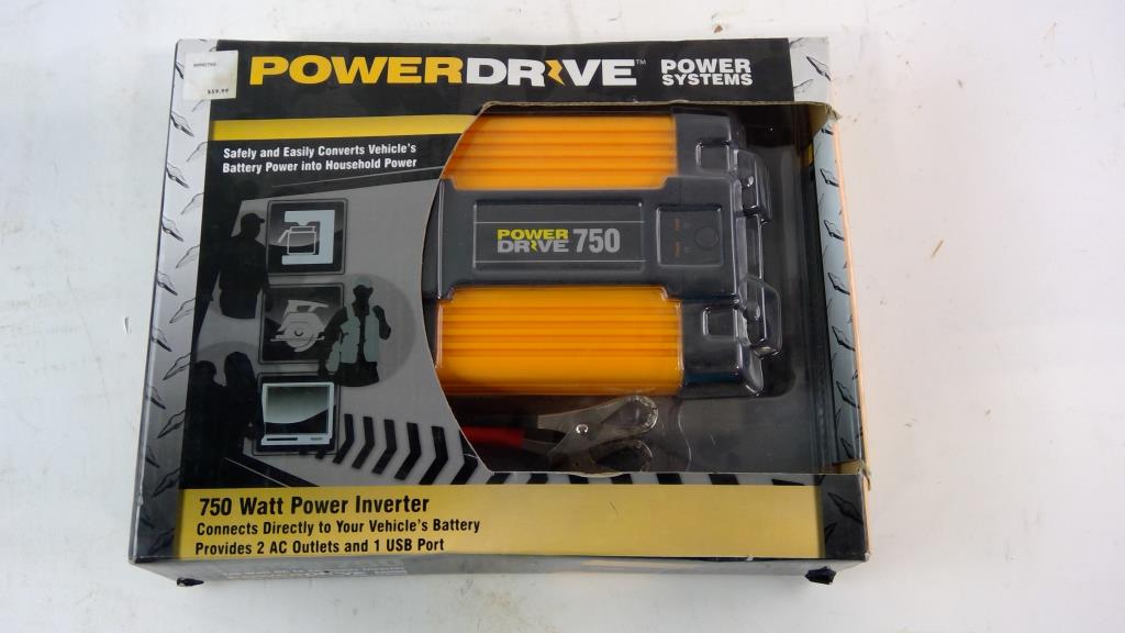 PowerDrive 750 Watt Power Inverter Property Room