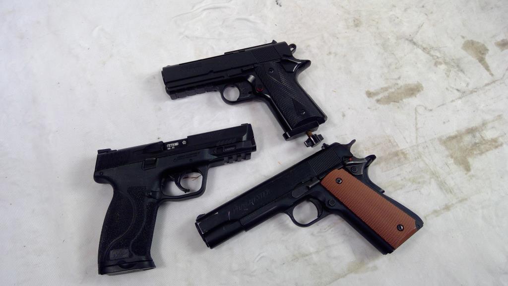 Powerline, Smith & Wesson, And Winchester Air Pistols, 3 Pieces