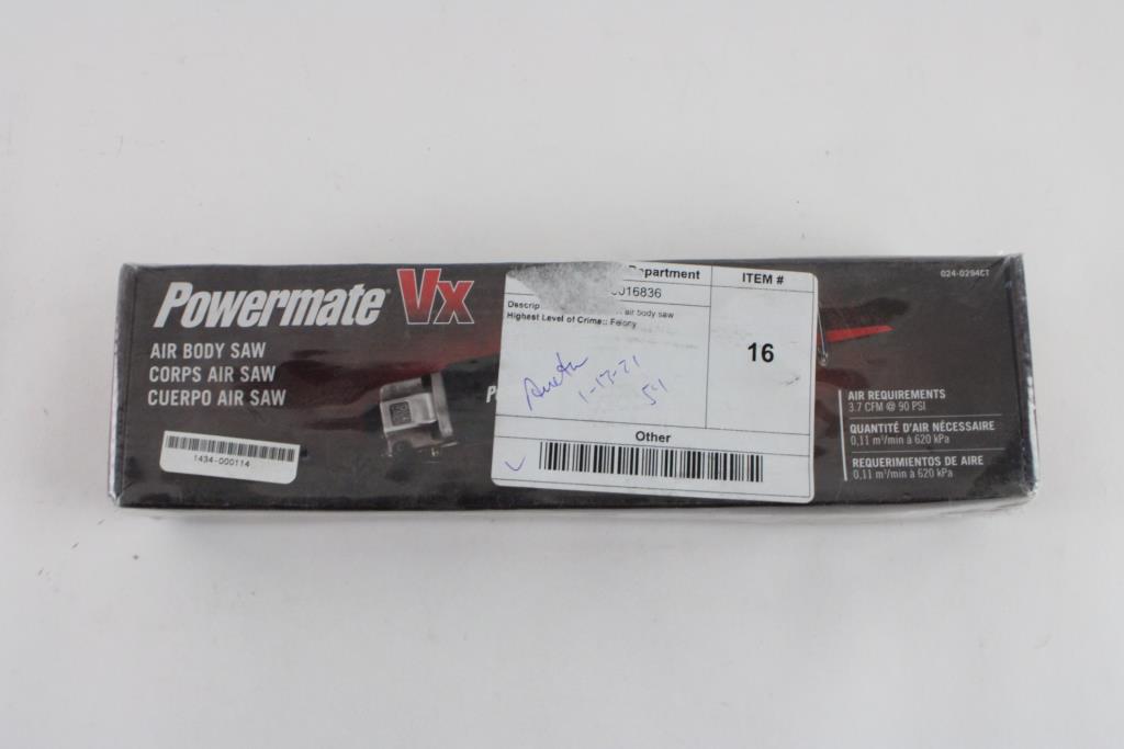 Powermate VX Air Body Saw Property Room