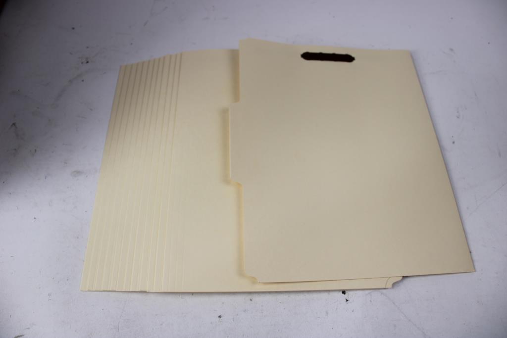 PowerShot Pro Stapler Gun 8000, And Quill Letter Size 50 Pc File Folders