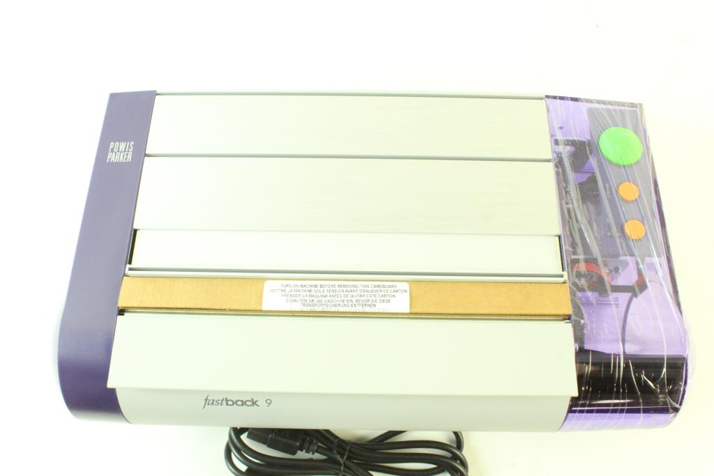 Powis Parker Fastback Binding Machine Property Room