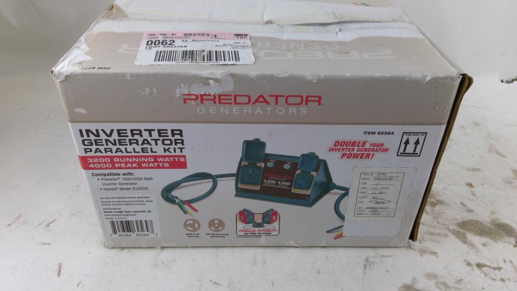 Predator Inverter Generator Parallel Kit