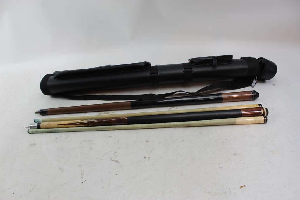 Predator, J&J Pool Cues 2 Pieces Property Room