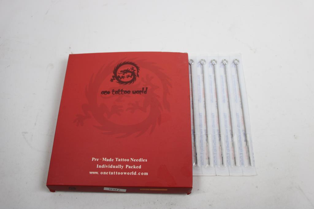 Pre-Made Tattoo Needles, Individually Packet (50 Each), 46 Pieces