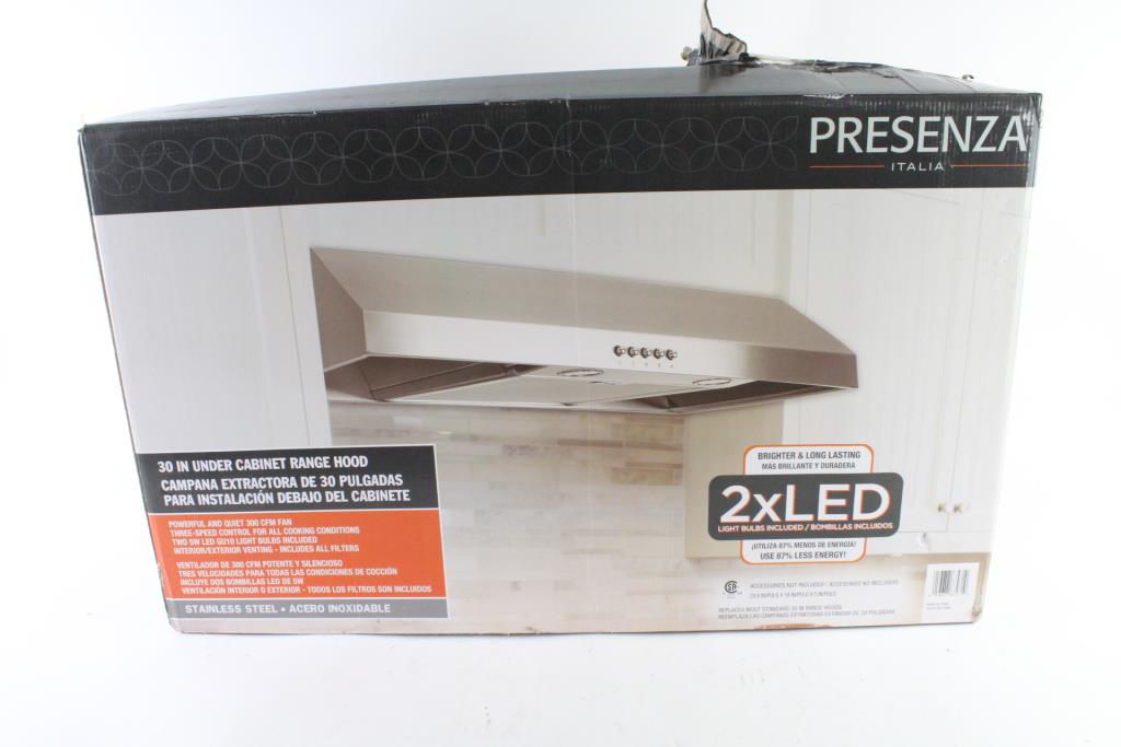 Presenza 30 Under Cabinet Range Hood Property Room Presenza 30 Under Cabinet Range Hood