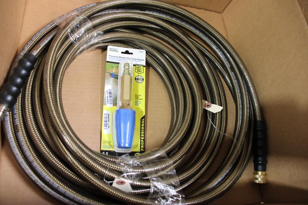 Pressure Washer Turbo Nozzle And Hose Property Room