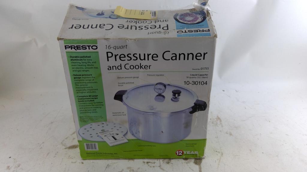 Presto 16 Quart Pressure Canner And Cooker