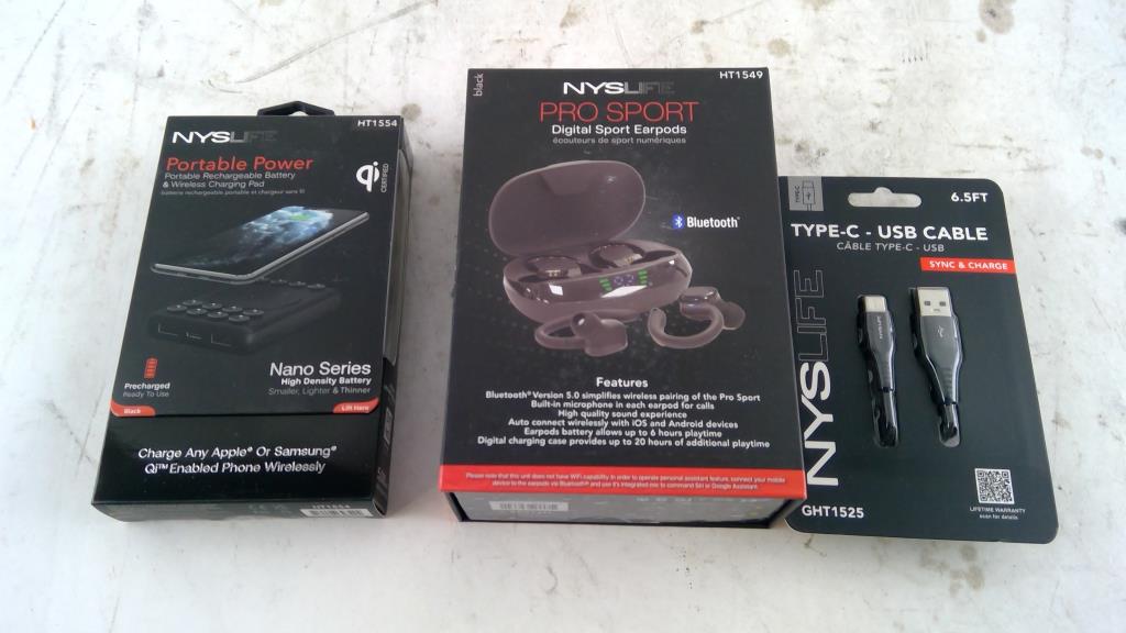 Pro Logic Smart Pods Earbuds And More 3 Pieces