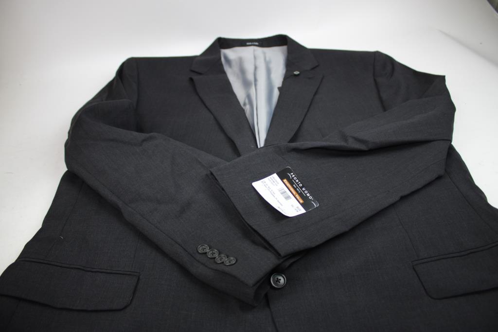 Pronto Uomo Gray Suit Jacket And Slacks, 52L/47W