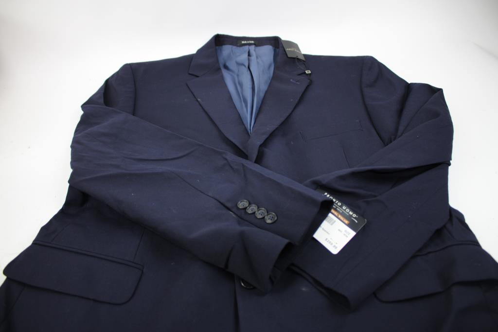 Pronto Uomo Suit Jacket, Navy, Size 46R/40W