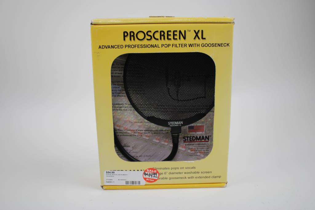Proscreen XL Advanced Professional Pop Filter With Gooseneck
