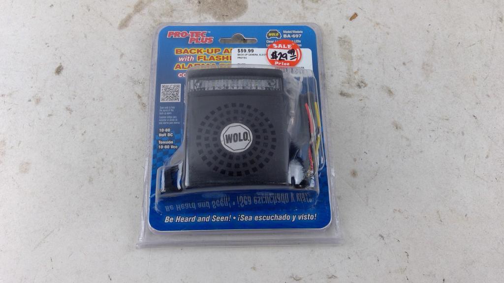Pro-tec Plus Backup Alarm With Flashing LED Light